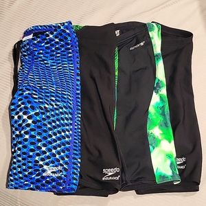 4 Boys Size 26 Swim Jammers BARELY USED